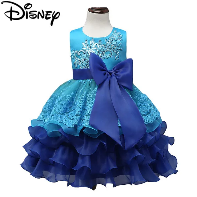 Disney Frozen dress Formal Children Ball Gown kids Clothing girl