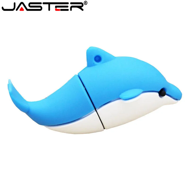 

JASTER Dolphin usb flash drive 4GB 8GB animal 16GB 32GB 64GB pendrive USB 2.0 Flash Memory Stick u disk Flash Drive pen drive