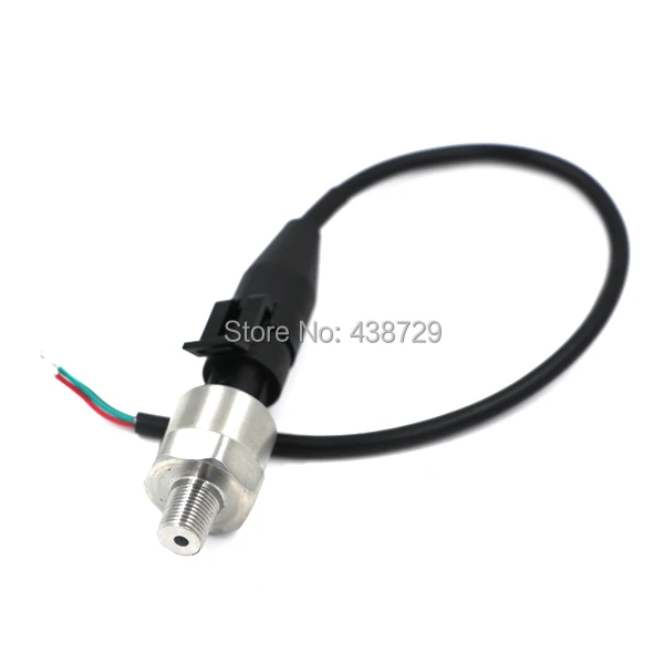

200PSI Pressure Transducer Transmitter Output 0.5-4.5V Gas Air Water G 1/8" BSP With 30cm Cable IP67 316 Stainless Steel Auto