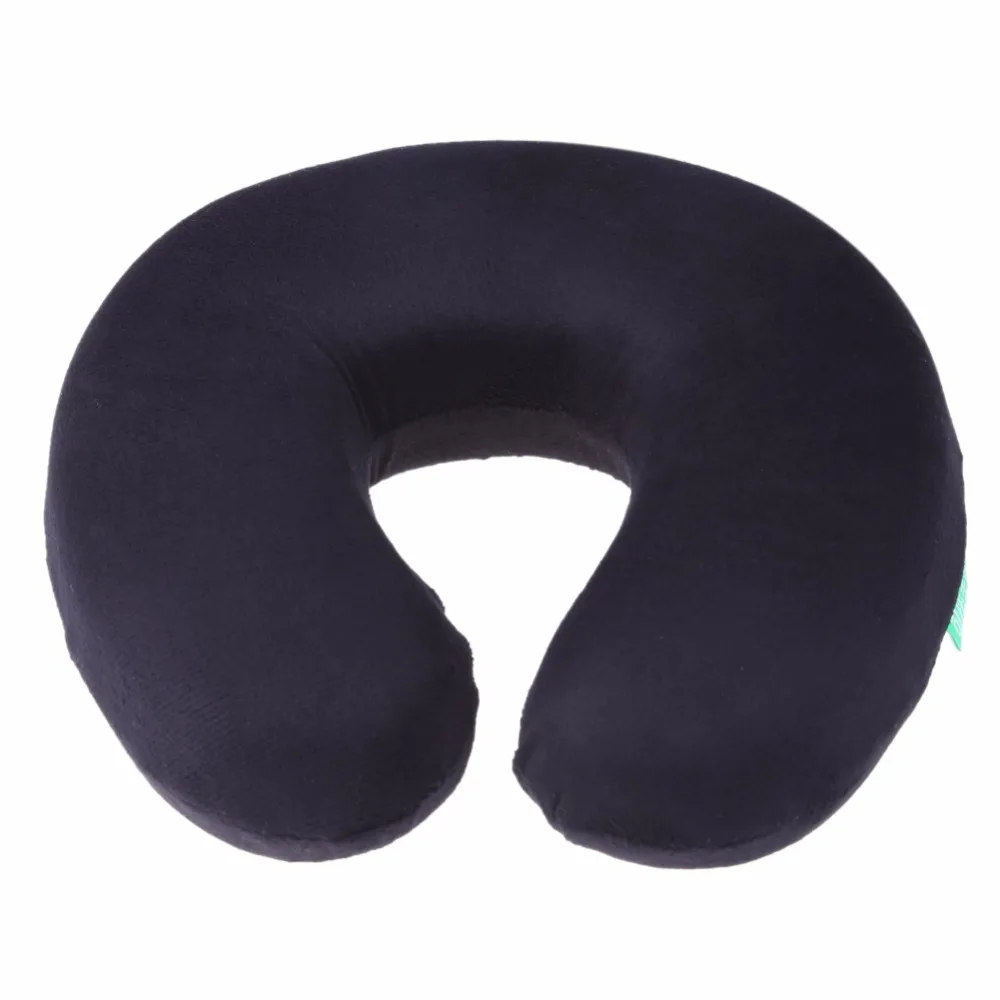 

Soft U Shaped Slow Rebound Memory Foam Travel Neck Pillow for Office Flight Traveling Cotton Pillows Head Rest Cushion 24