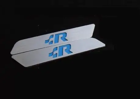 Синий R автомобиля seatlift Гаечные ключи декоративные ручки Стикеры подходит для VW