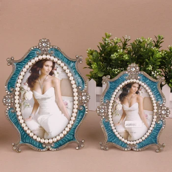 

Vintage Wedding Photo Frame Gift Decor Pearl Frames Inch 6 Inch 7 Inch Desktop Pictures Frames 5 Home Decoration Accessories