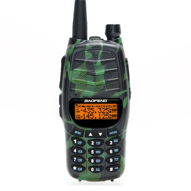 Baofeng UV-X9 Plus тактическое радио CS Tri-power 10 Вт/4 Вт/1 Вт Мощность ful 2 PTT VHF UHF Двухдиапазонная 10 км дальняя рация - Цвет: Камуфляж