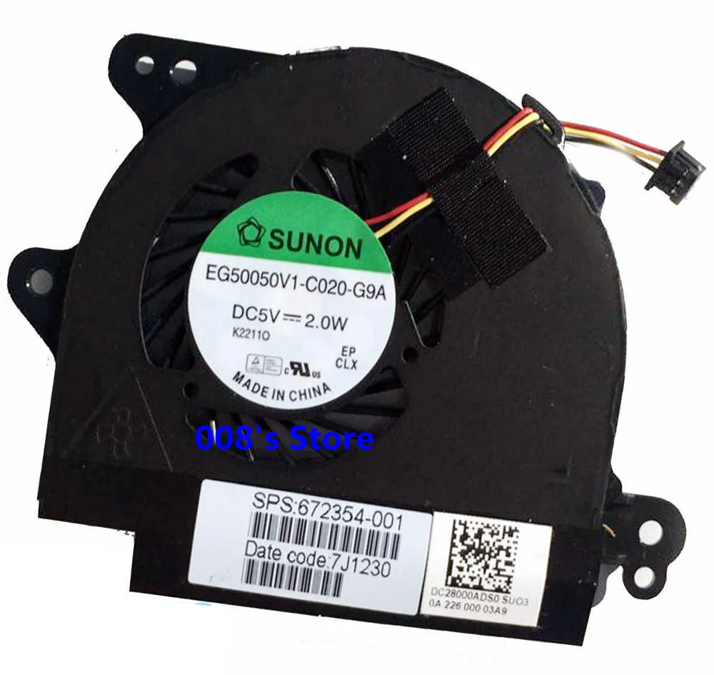 

Laptop Cooler Radiator Fan For HP Folio 13 13-1000 13-1015tu 13-1029WM 13-2000 13t-1000 EG50050V1-C020-G9A 2.0W