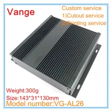 1 шт./лот, настенное устройство для пескоструйной обработки 6063-T5, алюминиевая коробка для инструментов 143*31*130 мм для Wi-Fi устройства