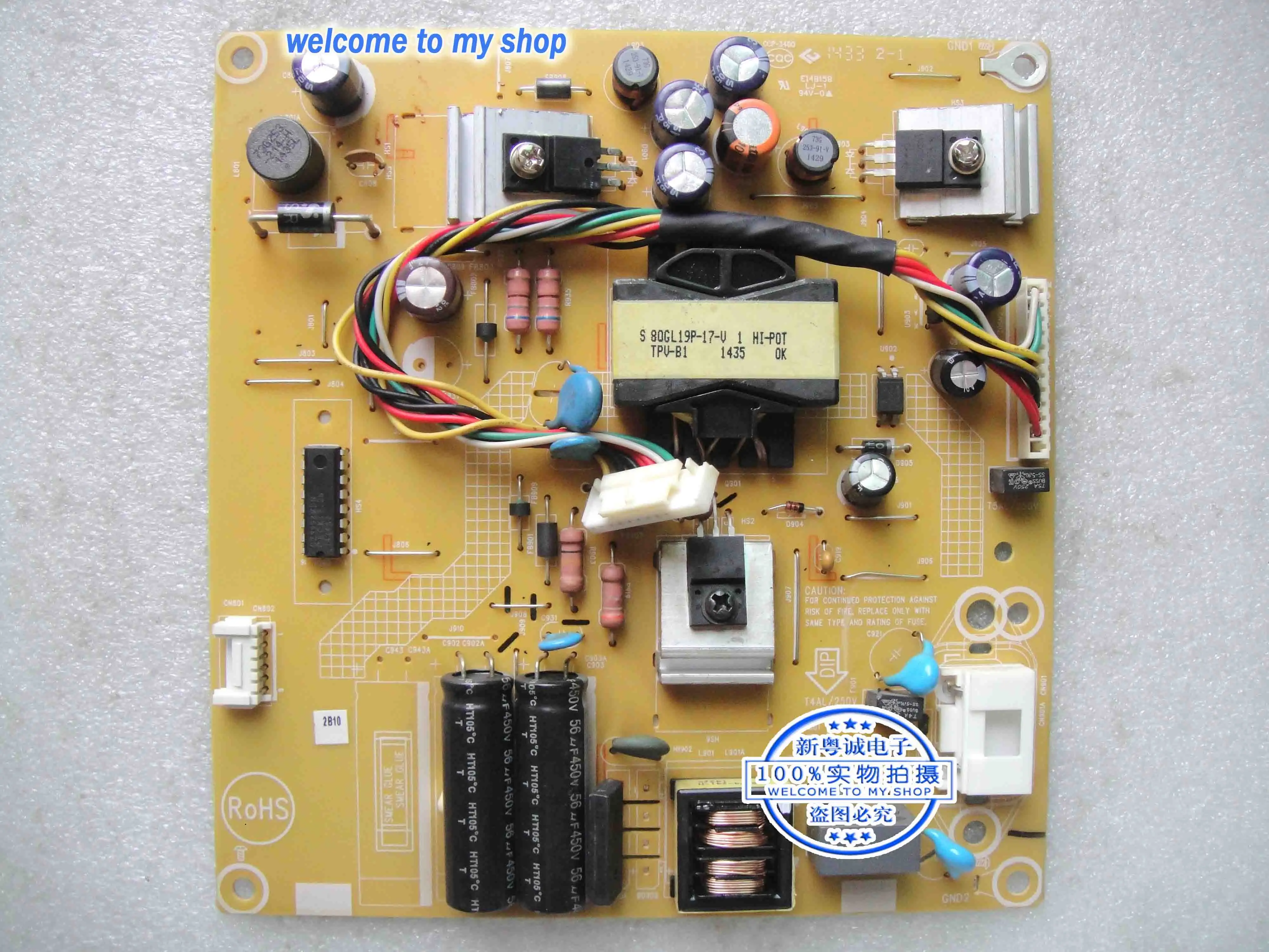

G2872DM Power Board WS280BGLW high voltage board JBCF1JA000290 715G6816-P01-000-001R