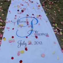 Изготовленный На Заказ ковер с монограммой, Свадебный дорожка для прохода, свадебная монограмма, дорожка для прохода, матовый простой бегун, свадебное украшение