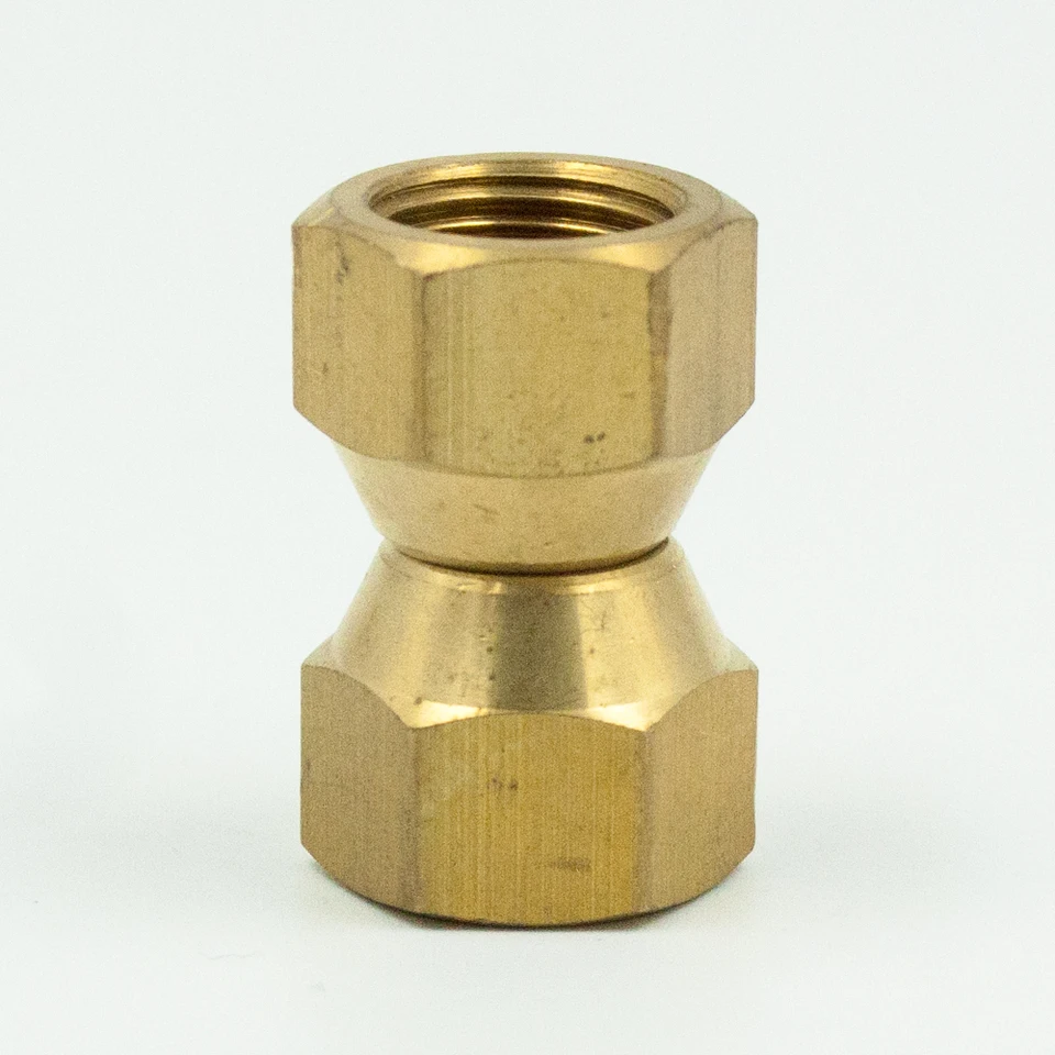 SAE 45 Degree Flare,5//16 Tube O.D GaoLing 4 pcs Brass Tube Fitting Short Flare Nut