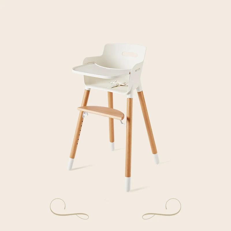 Online Soild Kayu Bayi Kursi Tinggi Kursi Adjustable Portable Bayi Makan Meja Makan Kursi Tempat Duduk Anak Kursi