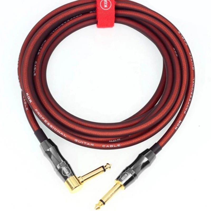 

KGR authentic high-end electric guitar bass lines connecting the instrument, keyboard, drum noise shielding