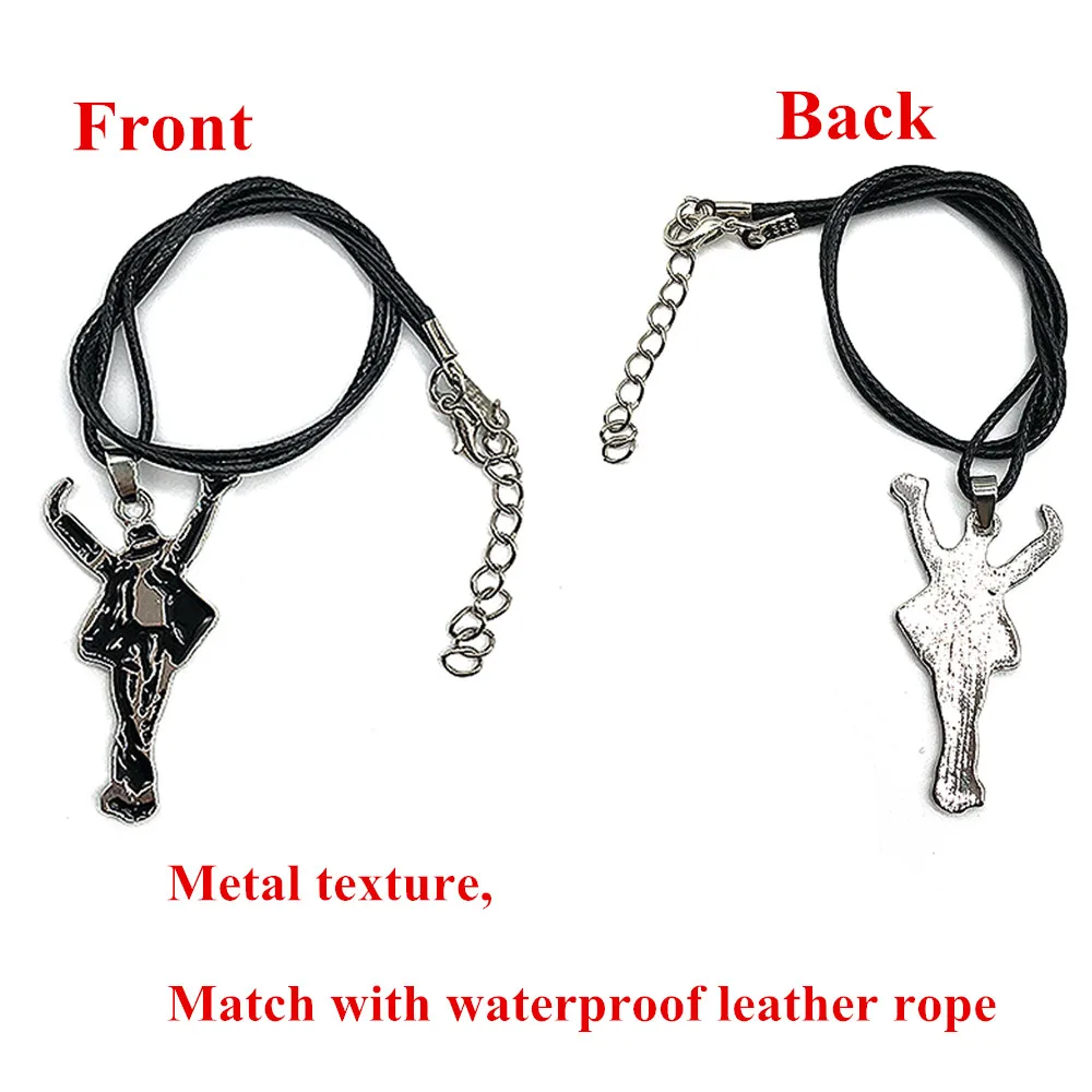 Bracelet with Classic Michael Jackson Necklace for Michael Jackson Fans Memorial Collection