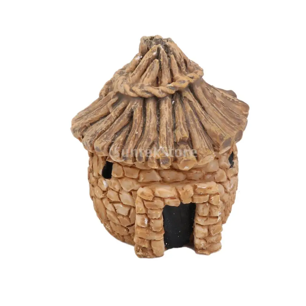 Buy SPMART Hut Aquarium Underwater Ornament Landscape