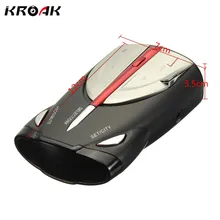 XRS 9880 360 Degree Car Radar Detector 16 For Band Russia/English Version LED Display GPS Laser Anti Radar Detector For Car