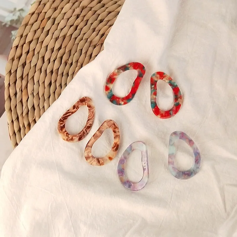 Guanlong Vintage Elegant Acetic Acid Acrylic Drop Earings for Women Geometric Acetate Resin Big Earrings Fashion Jewelry Brincos (1)