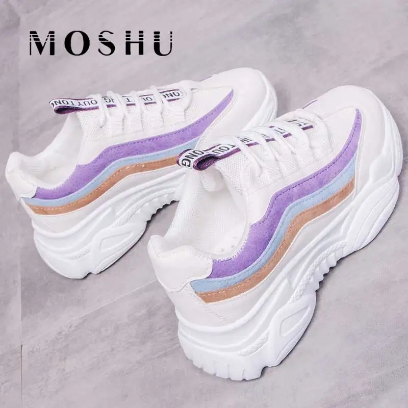 

Summer Women Platform Chunky Sneaker White Tenis Teminino Mesh Wedges Shoes for Women Vulcanized Shoe Zapatillas Mujer