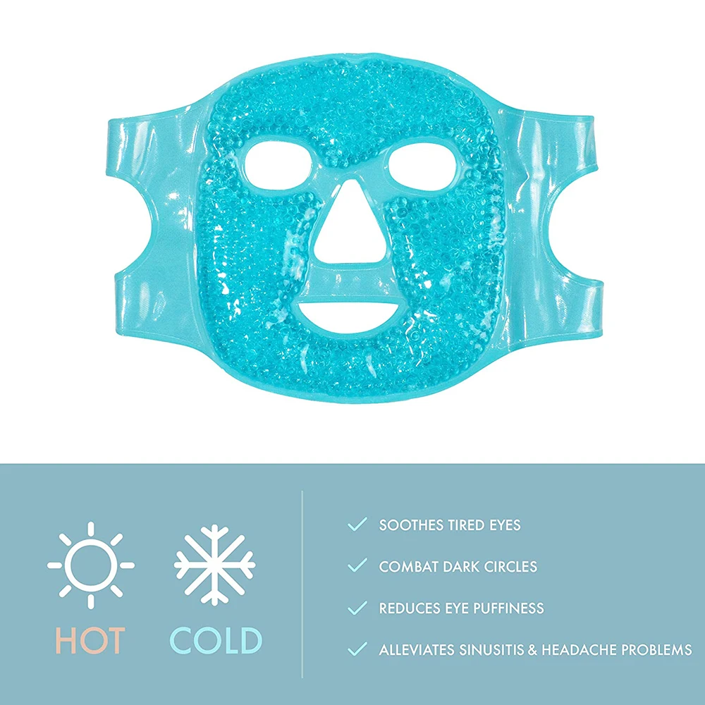 Ice Gel Eye Face Mask Hot Cold Therapy Sleep Mask for Migraines,Headache,Sinus Pain,Puffy Eyes,Dark Circles,Skin Care Tool Ice Gel Eye Face Mask Hot Cold Therapy Sleep Mask for Migraines,Headache,Sinus Pain,Puffy Eyes,Dark Circles,Skin Care Tool