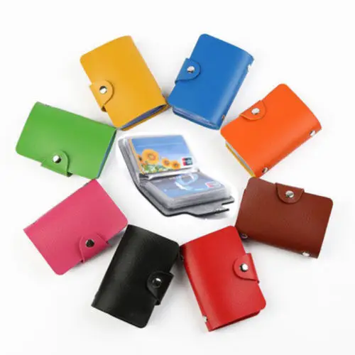 24 بطاقات بو الجلود id الشركة بطاقة الائتمان حامل الجيب محفظة محفظة أكياس تخزين الحقيبة حالة الحاويات المنظم جديد 24 بطاقات بو الجلود id الشركة بطاقة الائتمان حامل الجيب محفظة محفظة أكياس تخزين الحقيبة حالة الحاويات المنظم جديد