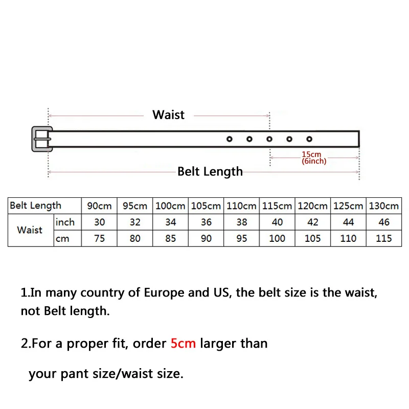 105 cm belt size china