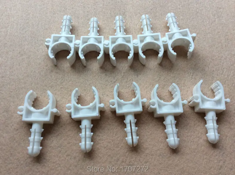 

Free Shipping pipe fitting 32mm U Holder Clamp with Plastic Plug Bolt Setscrew PPR fitting Tube Accessories Wholesaler