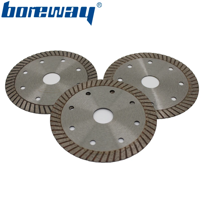 

BOREWAY Hot sell Hot pressing 105mm high quality diamond saw blade for cutting brick of pottery and porcelain