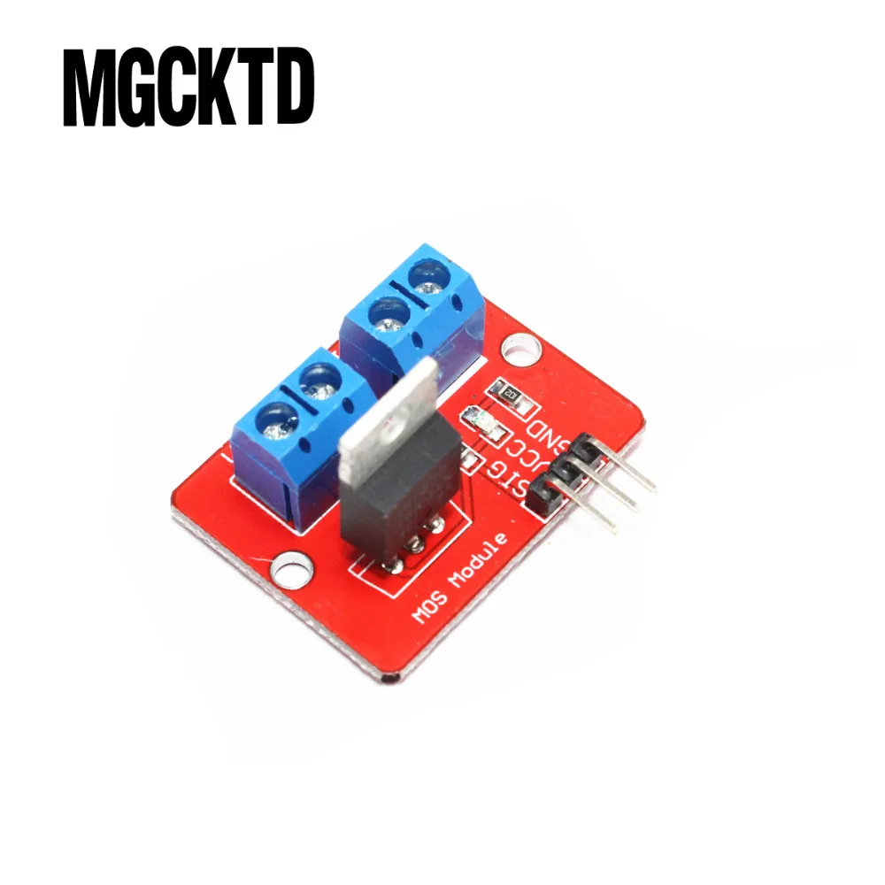 0-24V Top Mosfet Pulsante Irf520 Mos Modulo Driver Per Mcu Arm Raspberry Pi Per Arduino Kit Fai Da Te
