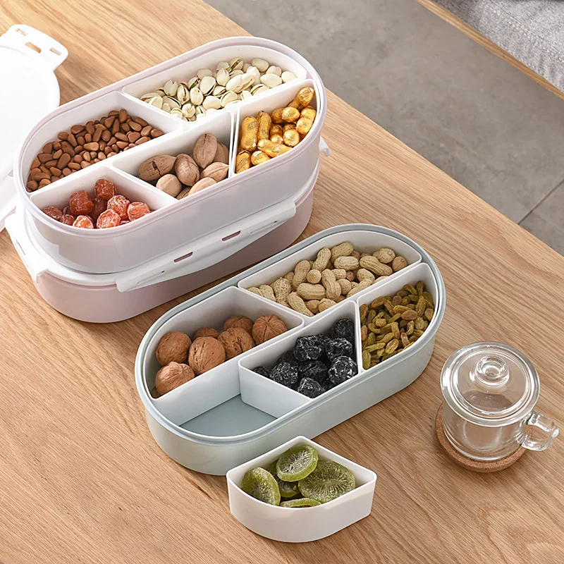 

NEW Sealed Plastic Children Student Snack Storage Box for Kids Home Food Container Storage Box Organizer Kitchen Gadgets