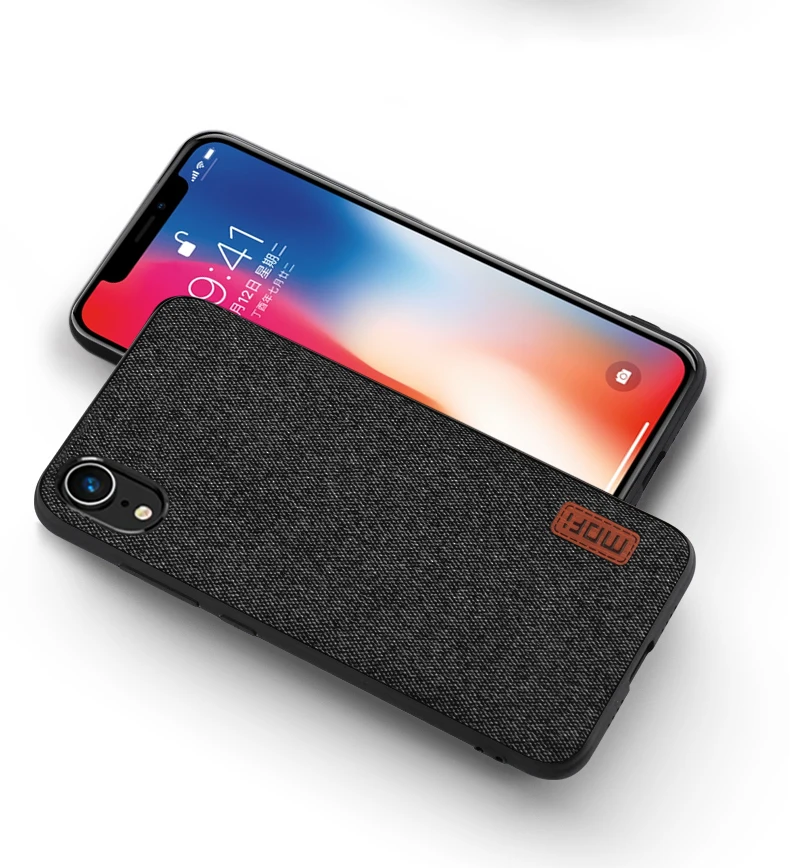 MOFi чехол для iPhone XS чехол для iPhone XR ткань Защитный силиконовый coque capas для iPhone XS Max чехол