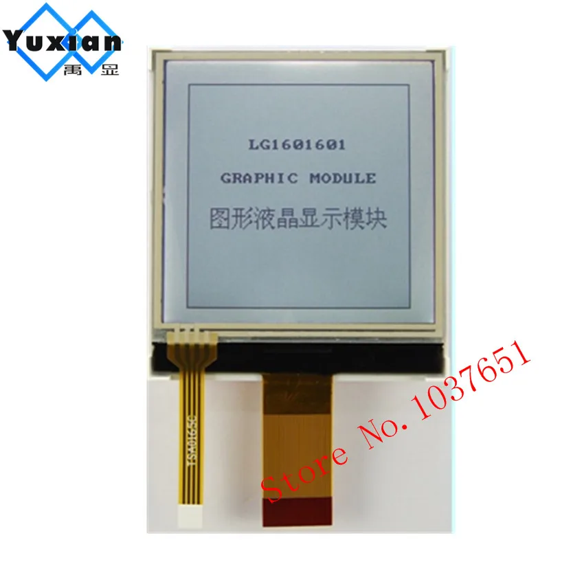 

mini small 160X160 COG Lcd display graphic module parallel SPI serial IIC I2C UC1611s with resister touch panel TP LG1601601FFDW