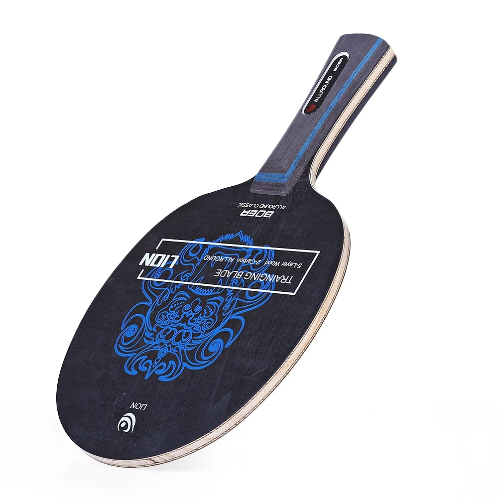 Wood Material Lion Pattern Table Tennis Ping Pong Racket|ping pong ...