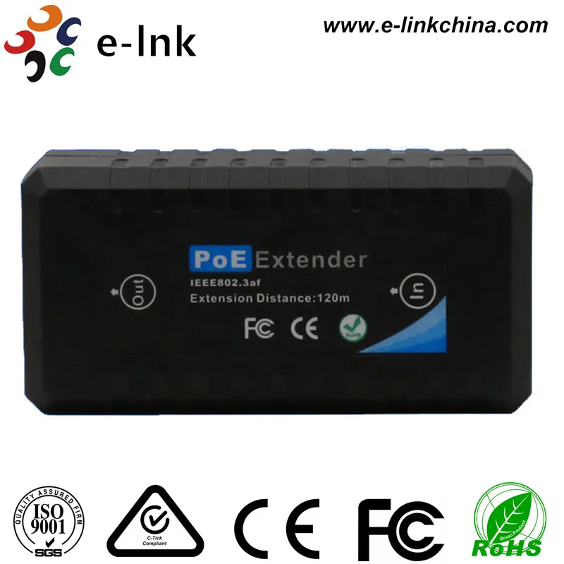 

10/100M 1 Port PoE Extender 120m