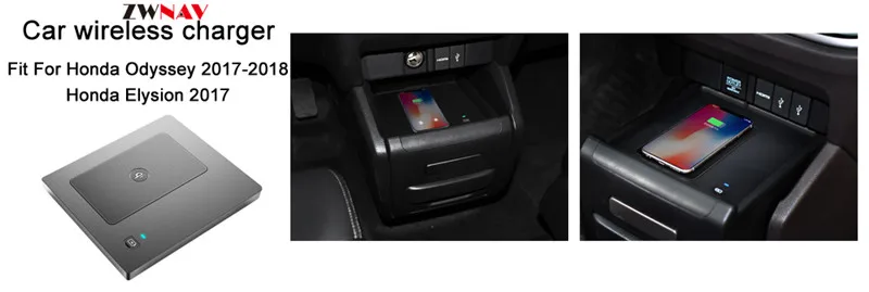 チー車のワイヤレス充電器ホンダオデッセイ 17 エリシオンインテリジェント赤外線高速ワイヤレス充電車電話ホルダー Iphone Aliexpress