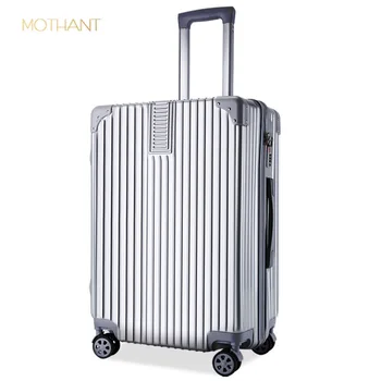 

aluminum frame luggage trolley case universal wheel 20, 24, 26 inch suitcase female suitcase retro boarding luxury travel