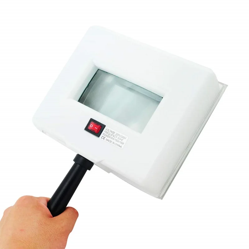 Дешево Лампа для кожи УФ анализатор для проверки кожи лица, увеличивающий анализатор, лампа с защитным покрытием и драпировкой для лица SPA