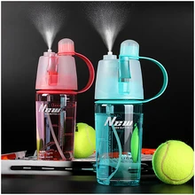 Creativa Botella de Agua Deporte Ciclismo Gimnasio de Deportes Botella de Agua Botella de Spray Hidratante 600 ML/400 ML