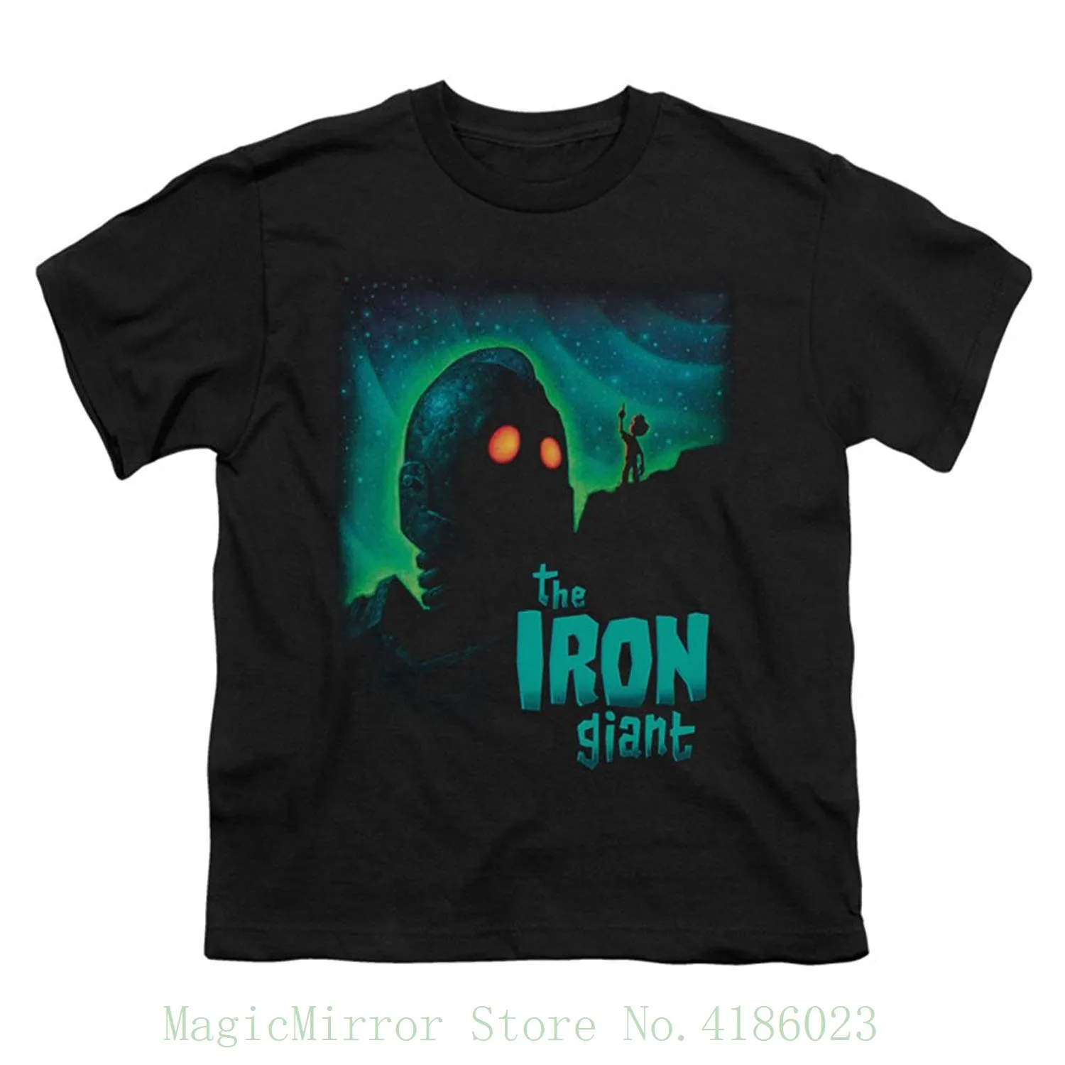 

Youth : The Iron Giant - Look To The Stars Kids T-shirt Size Ys New Design Cotton Male Tee Shirt Designing