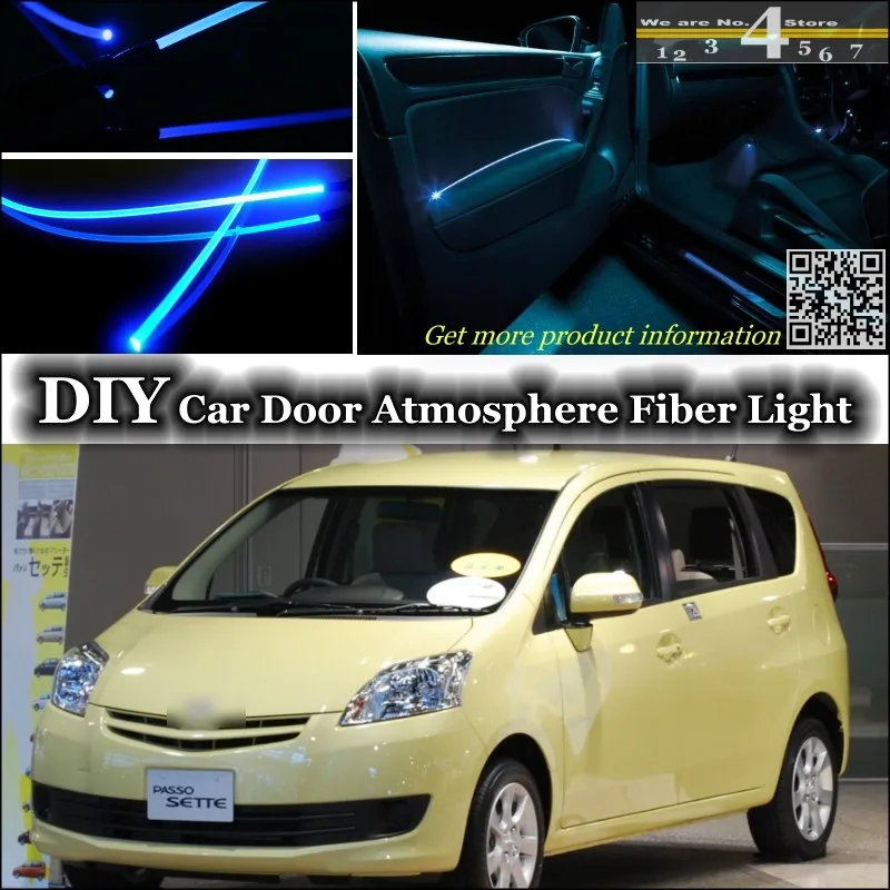 Car Inside Atmosphere Light Land For TOYOTA Passo For Daihatsu Sirion Boon For Subaru Justy For Perodua MyVi