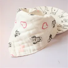 1 шт., 20 стильных хлопковых треугольные детские нагрудники, бандана, нагрудник, цветной комфортный для мальчиков и девочек, водонепроницаемые детские нагрудники банданы