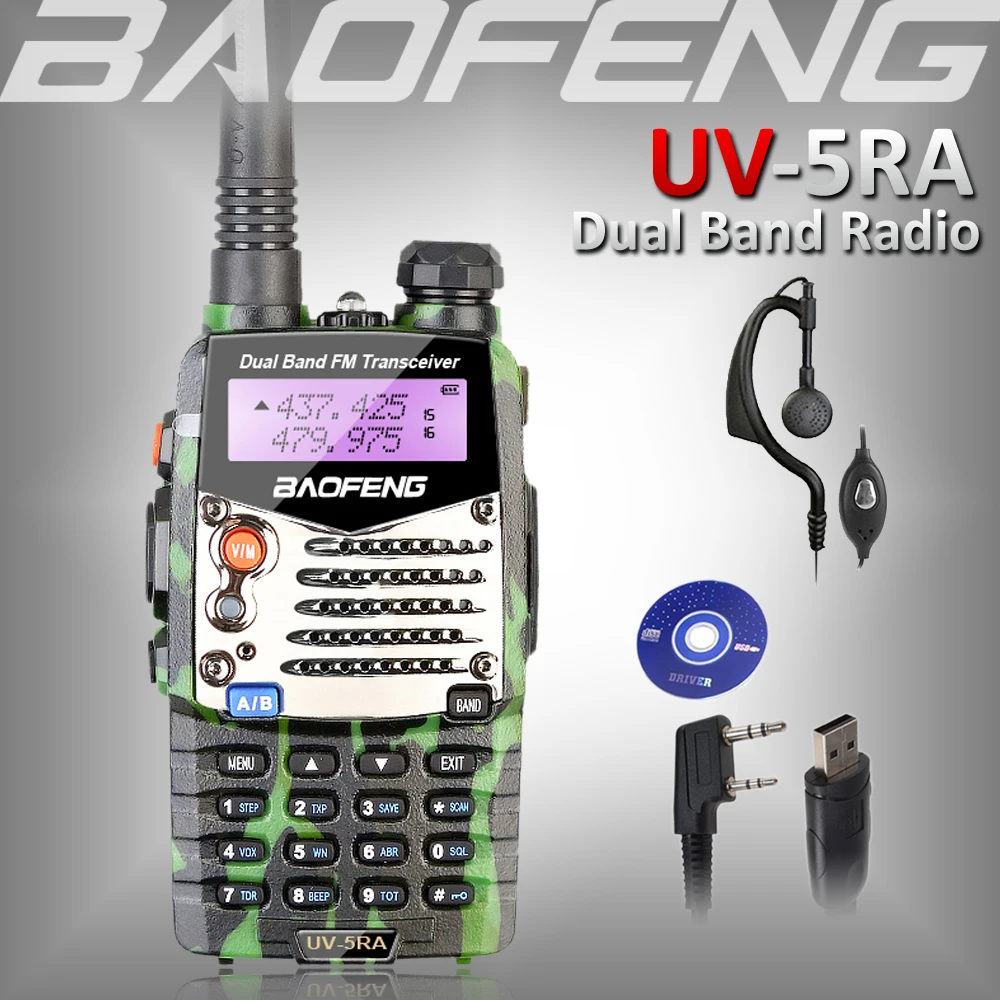 BaoFeng UV5RA Dual Band Radio UV 5RA Two Way Ham Radio Long Range