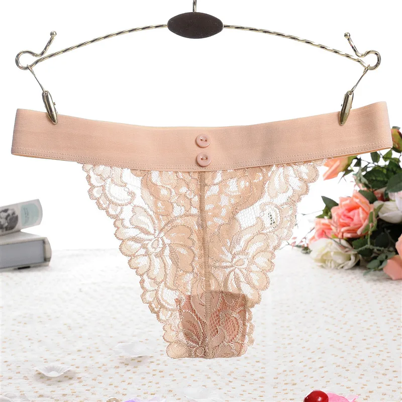 Transparent Underwear Women Plus Size Sexy Lingerie Thongs and G String Lace Panties T-back Seamless String G-string Underpants (11)