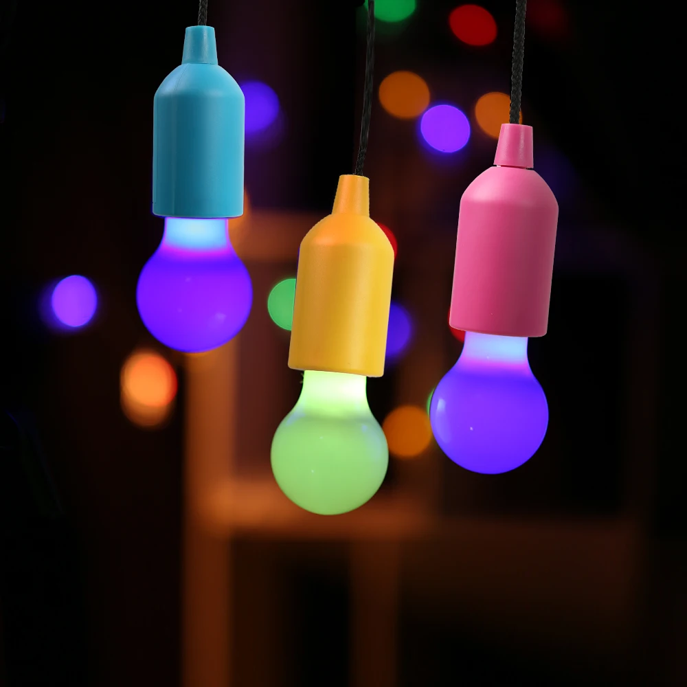 LightMe High Quality Portable Pull Cord Hanging LED Light Bulb Outdoor Garden Camping Hanging