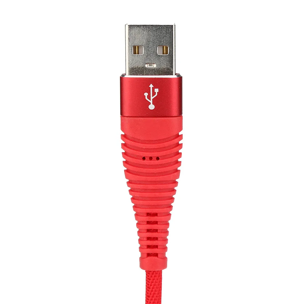 И качественный надежный и быстрая скорость передачи данных 1 м USB2.0 ткань Микро зарядный кабель данных для Android-смартфон