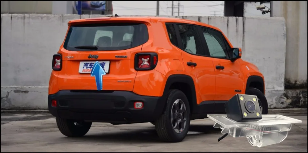 JIAYITIAN камера заднего вида для Jeep Renegade~ CCD камера ночного видения обратная камера номерного знака камера резервного копирования