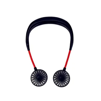 

Creative Sports Hanging Neck Charging Portable Handheld Folding Silent Fan Student Summer Portable Small Fan