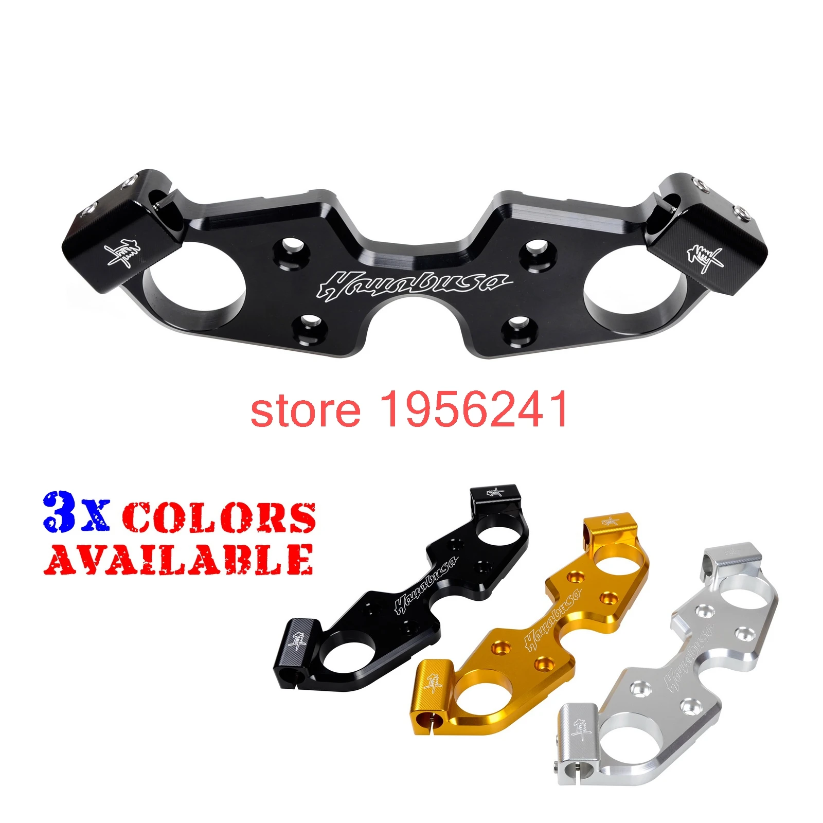 

Front Fork Lowering Triple Tree Upper Top Clamp Yoke for Suzuki Hayabusa GSX1300R ABS 2008 - 2017 2010 2012 2014 2016 GSX 1300R