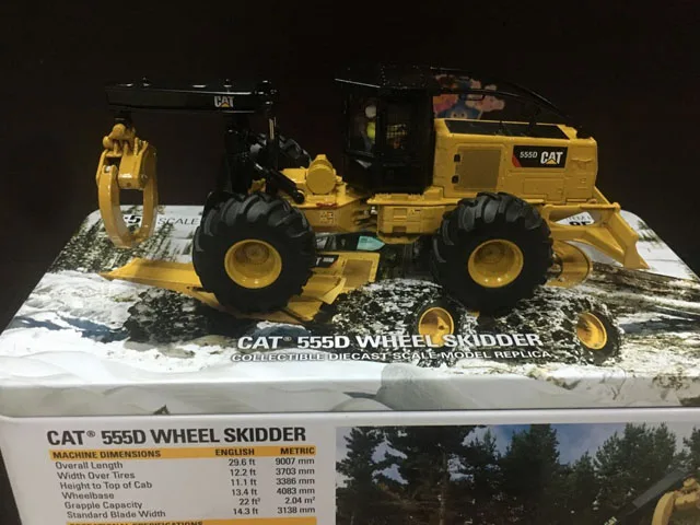 Caterpillar Cat 555D колеса скиддер 1:50 Масштаб металлические модели путем литья под давлением мастеров DM85932