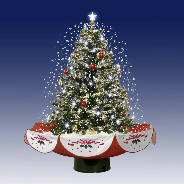 25 pre lit pvc amazing musical snowing artificial table top christmas tree on stand - Snowing Christmas Decoration 25 pre lit pvc amazing musical snowing artificial table top christmas tree on stand - Snowing Christmas Decoration