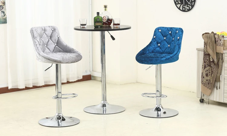 

boss bar chair living room house stool grey blue color free shipping chair stool retail wholesale