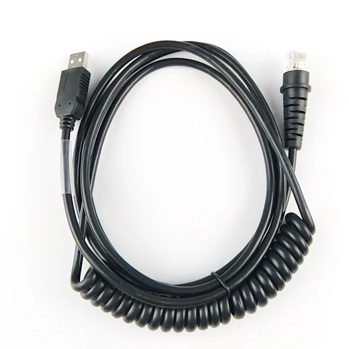 Buy Spiral USB Cable 3mtr for BarCode Scanner Cable