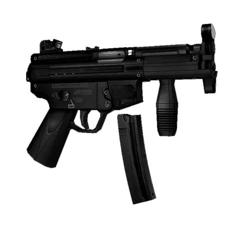 Бумажная модель 1: 1 масштаб CS MP5K Submachine Gun косплей для детей взрослых игрушка