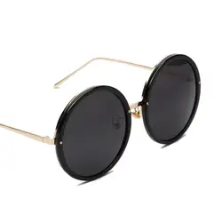 Ruosyling Для женщин круглые черные очки Для мужчин 2018 бренд Дизайн классический Италия розовый Для женщин Винтаж солнцезащитные очки